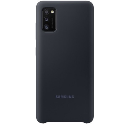 Husa Silicone Cover pentru Samsung Galaxy A41 (2020), Black