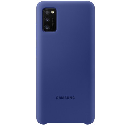 Husa Silicone Cover pentru Samsung Galaxy A41 (2020), Blue