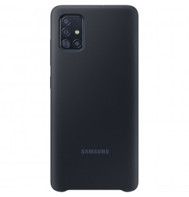 Husa Silicone Cover pentru Samsung Galaxy A51, Black