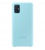 Husa Silicone Cover pentru Samsung Galaxy A51, Blue