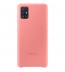 Husa Silicone Cover pentru Samsung Galaxy A51 (2020), Pink