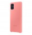 Husa Silicone Cover pentru Samsung Galaxy A51 (2020), Pink