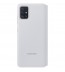 Husa S-View Wallet pentru Samsung Galaxy A71 (2020), White