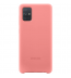 Husa Silicone Cover pentru Samsung Galaxy A71 (2020), Pink