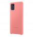 Husa Silicone Cover pentru Samsung Galaxy A71 (2020), Pink