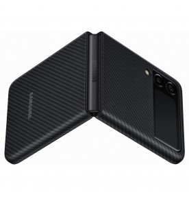 Husa Aramid Cover pentru Samsung Galaxy Z Flip3, Black