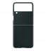 Husa Leather Cover pentru Samsung Galaxy Z Flip3, Green