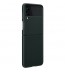 Husa Leather Cover pentru Samsung Galaxy Z Flip3, Green