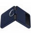 Husa Silicone Cover with ring pentru Samsung Galaxy Z Flip3, Navy