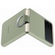 Husa Silicone Cover with ring pentru Samsung Galaxy Z Flip3, Olive Green