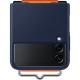 Husa Silicone Cover with strap pentru Samsung Galaxy Z Flip3, Navy