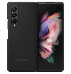 Husa Silicone Cover pentru Samsung Galaxy Z Fold3 5G, Black