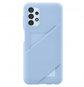 Husa Card Slot Cover pentru Samsung Galaxy A13 (A135F), Arctic Blue