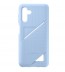 Husa Card Slot Cover pentru Samsung Galaxy A13 5G, Arctic Blue