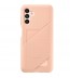 Husa Card Slot Cover pentru Samsung Galaxy A13 5G, Peach