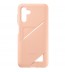 Husa Card Slot Cover pentru Samsung Galaxy A13 5G, Peach