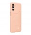 Husa Card Slot Cover pentru Samsung Galaxy A13 5G, Peach