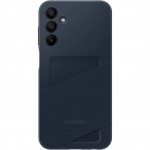 Husa Samsung Card Slot Case pentru Galaxy A15 5G/LTE, Blue Black