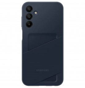 Husa Samsung Card Slot Case pentru Galaxy A15 5G/LTE, Blue Black