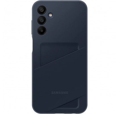 Husa Samsung Card Slot Case pentru Galaxy A15 5G/LTE, Blue Black