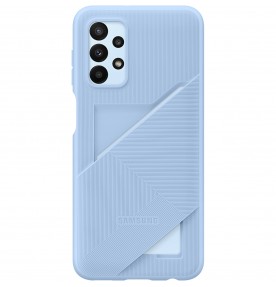 Husa Card Slot Cover pentru Samsung Galaxy A23 5G, Arctic Blue