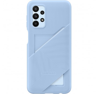 Husa Card Slot Cover pentru Samsung Galaxy A23 5G, Arctic Blue