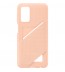 Husa Card Slot Cover pentru Samsung Galaxy A23 5G, Awesome Peach