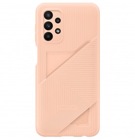 Husa Card Slot Cover pentru Samsung Galaxy A23 5G, Awesome Peach