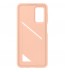 Husa Card Slot Cover pentru Samsung Galaxy A23 5G, Awesome Peach