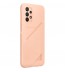 Husa Card Slot Cover pentru Samsung Galaxy A23 5G, Awesome Peach