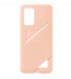 Husa Card Slot Cover pentru Samsung Galaxy A33 5G, Peach