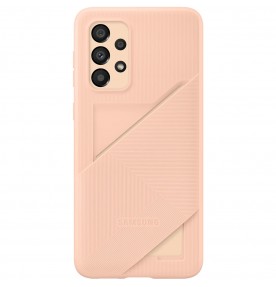 Husa Card Slot Cover pentru Samsung Galaxy A33 5G, Peach