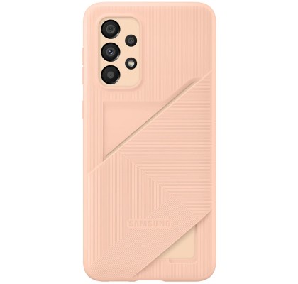 Husa Card Slot Cover pentru Samsung Galaxy A33 5G, Peach