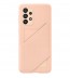 Husa Card Slot Cover pentru Samsung Galaxy A33 5G, Peach