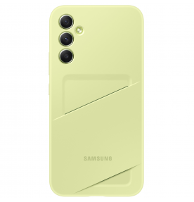 Husa Samsung Card Slot Case pentru Galaxy A34 5G, Lime