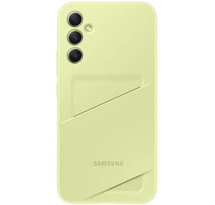 Husa Samsung Card Slot Case pentru Galaxy A34 5G, Lime