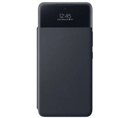 Husa S-View Wallet pentru Samsung Galaxy A53, Black
