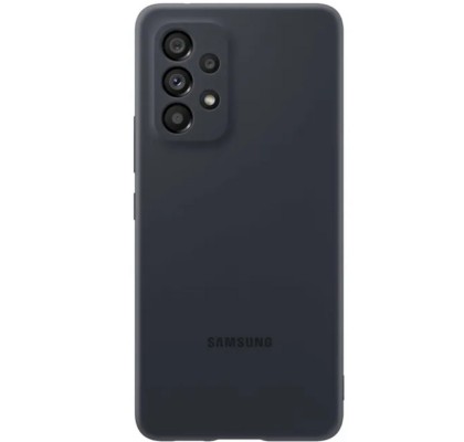 Husa Silicone Cover pentru Samsung Galaxy A53, Black