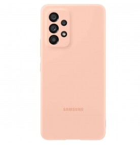 Husa Silicone Cover pentru Samsung Galaxy A53, Peach