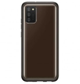 Husa Soft Clear Cover Samsung Galaxy A02s, Black