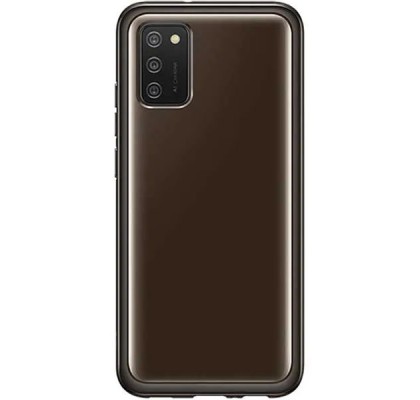 Husa Soft Clear Cover Samsung Galaxy A02s, Black