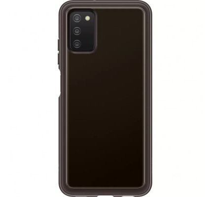 Husa Soft Clear Cover Samsung Galaxy A03s, Black