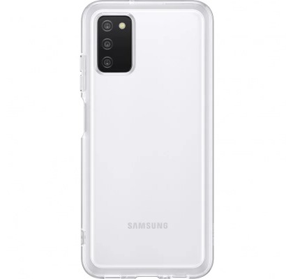 Husa Soft Clear Cover Samsung Galaxy A03s, Transparent