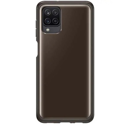 Husa Soft Clear Cover Samsung Galaxy A12, Black