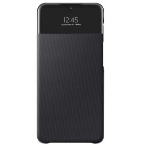 Husa S-View Wallet pentru Samsung Galaxy A32 5G, Black