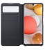 Husa S-View Wallet pentru Samsung Galaxy A42, Black