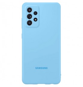 Husa Silicone Cover pentru Samsung Galaxy A52, Blue