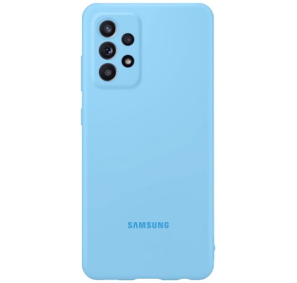 Husa Silicone Cover pentru Samsung Galaxy A52, Blue