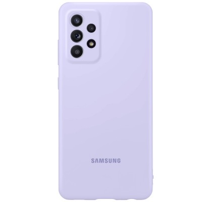 Husa Silicone Cover pentru Samsung Galaxy A52, Violet