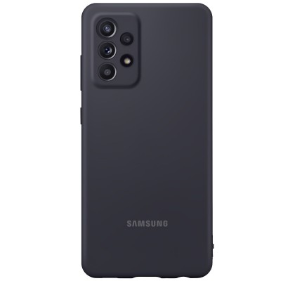 Husa Silicone Cover pentru Samsung Galaxy A72, Black